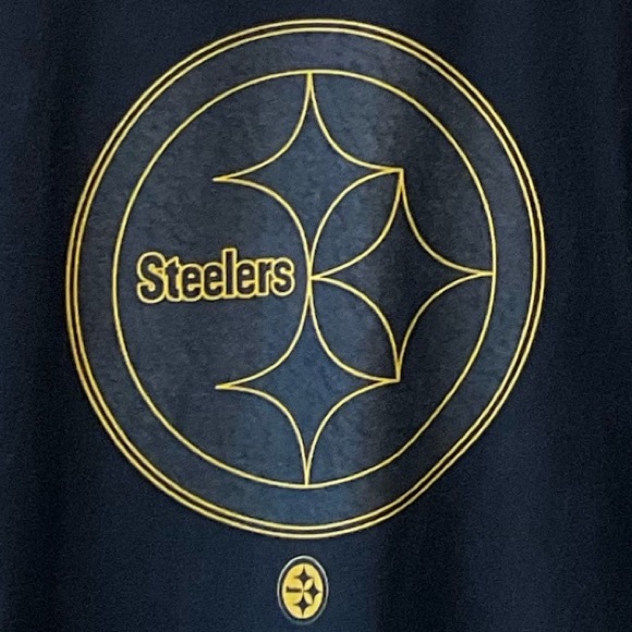 Steelers T-shirt Pittsburgh Football Graphic Short Sleeve Black Yellow Size 3XL - Picture 2 of 13